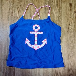 Girls size 10/12 swim top